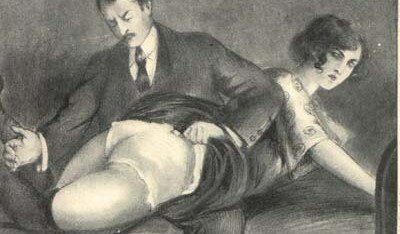 Vintage M/f Spanking Art